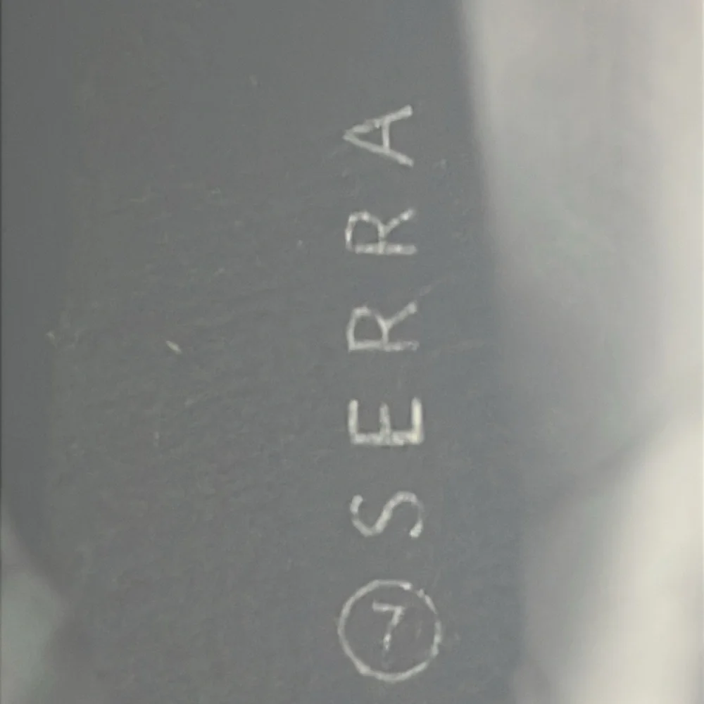 SERRA WOMENS SIZE 7 Black Ankle Rain Boots